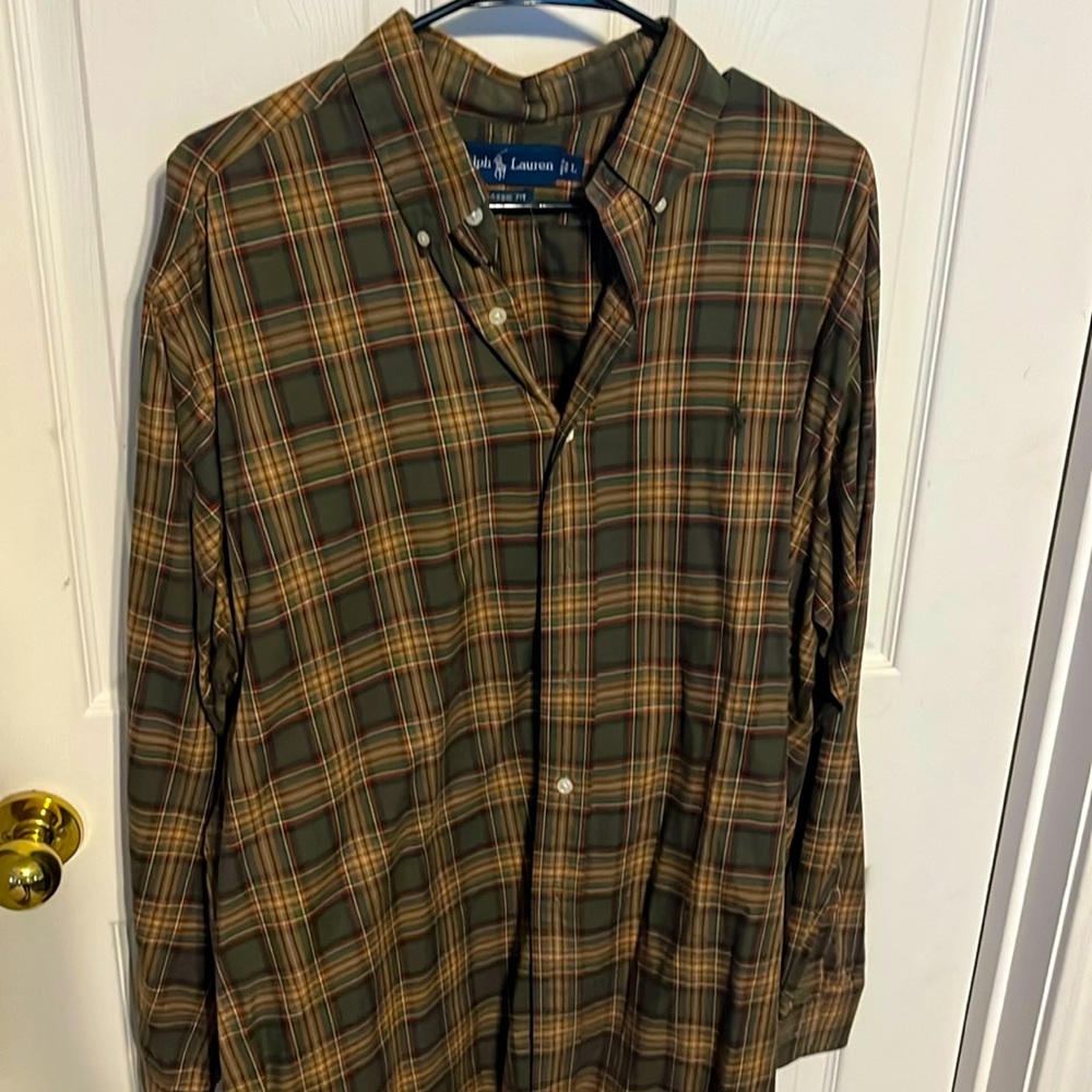 Men’s Polo long sleeve shirt size L